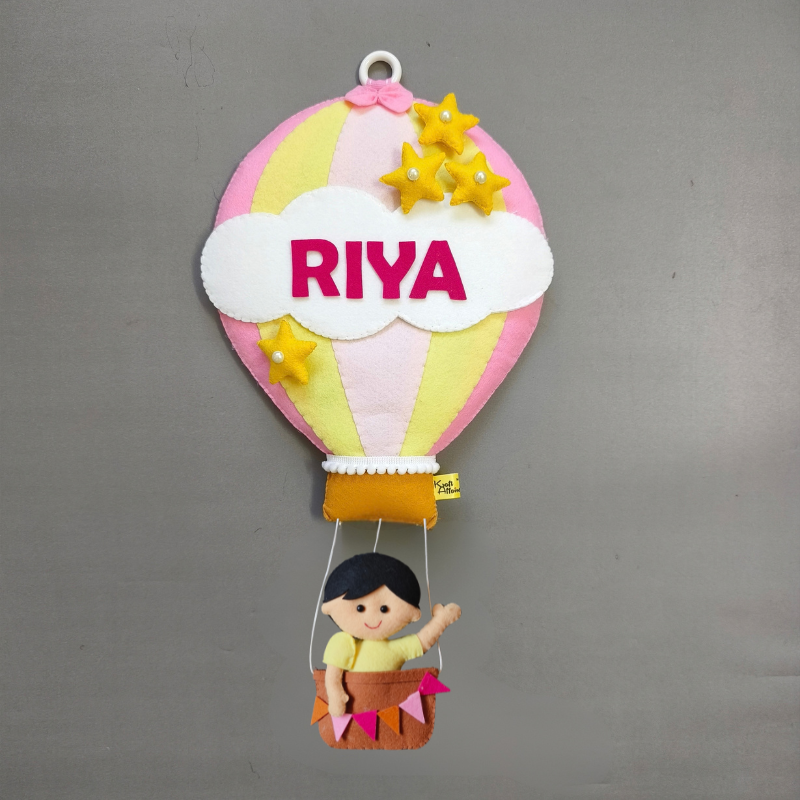 Personalized Boy in Hot Air Balloon