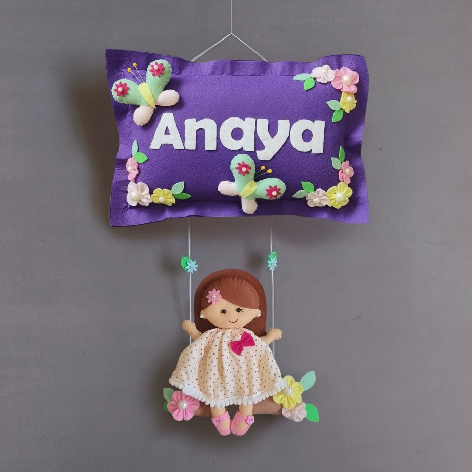 Girl On Swing
