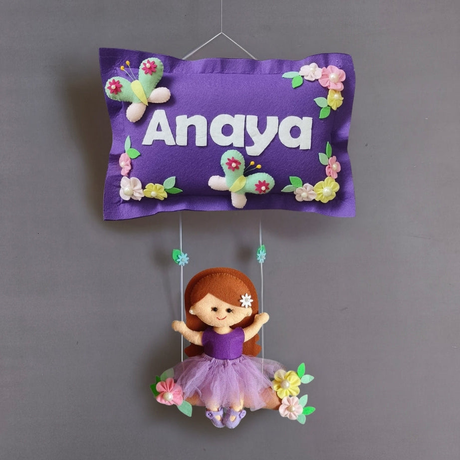 Girl On Swing