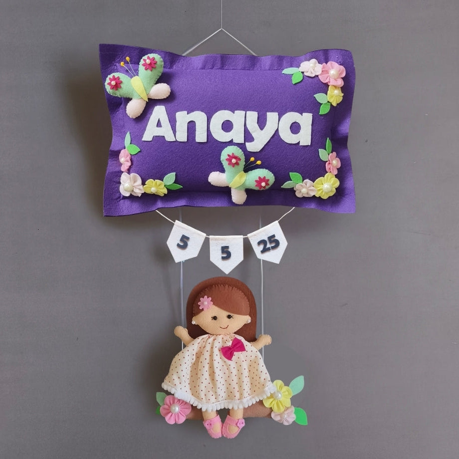 Girl On Swing