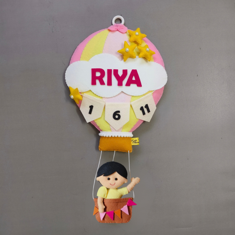 Personalized Boy in Hot Air Balloon