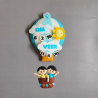 Personalized Hot air Balloon for siblings (Copy)