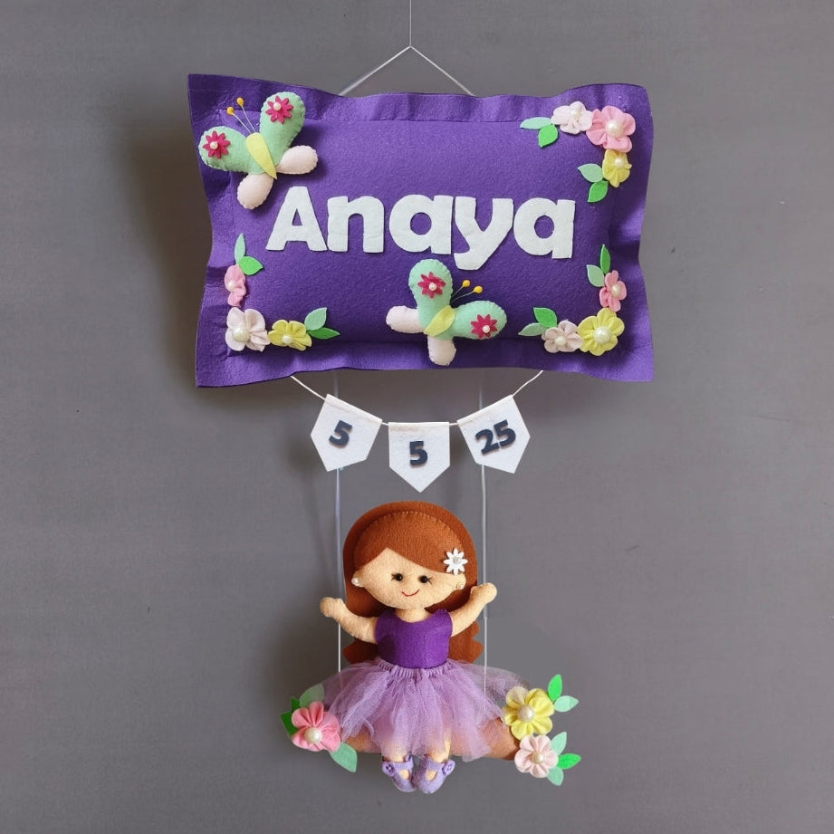 Girl On Swing