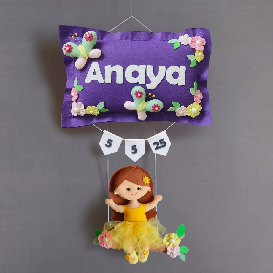 Girl On Swing