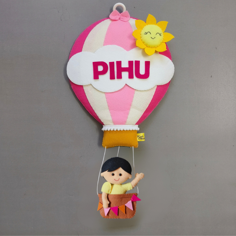 Personalized Boy in Hot Air Balloon