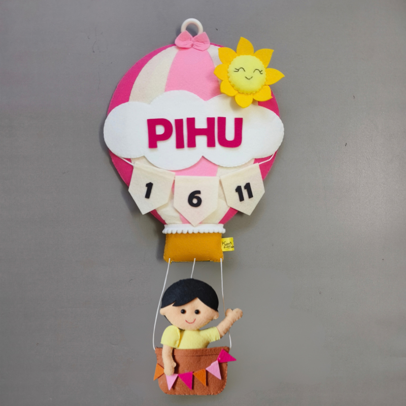Personalized Boy in Hot Air Balloon