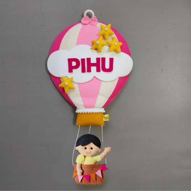Personalized Boy in Hot Air Balloon