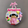 A small girl with Balloons