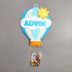 Personalized Animal in Hot air Balloon