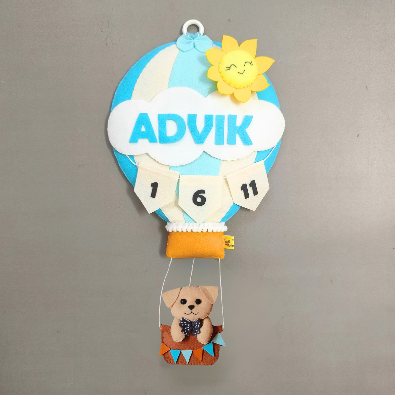 Personalized Pets in Hot air Balloon
