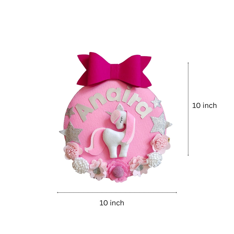 Personalised Unicorn Love Handmade Unicorn Theme Kids Room Decor