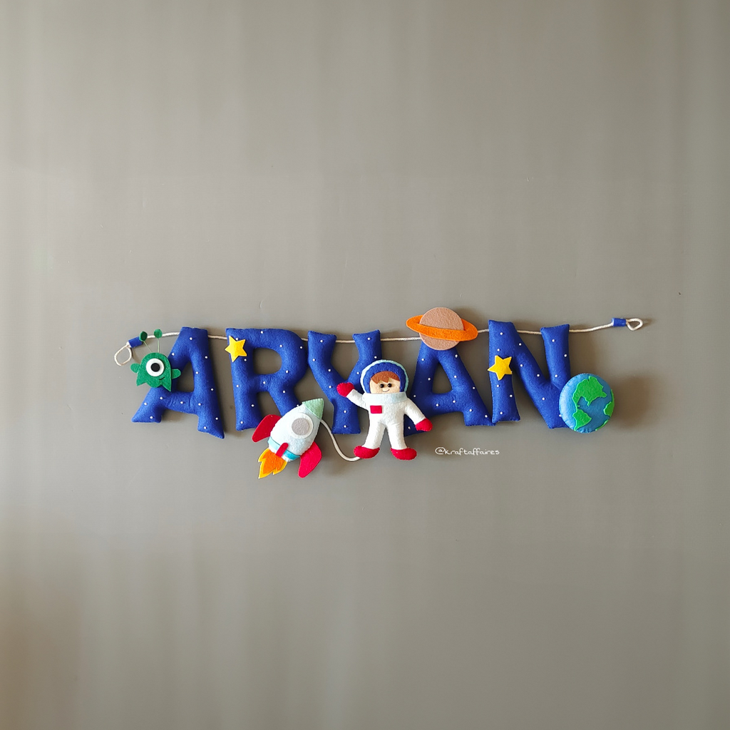 Personalized Space theme Bunting