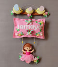 Bird Family with a girl on swing