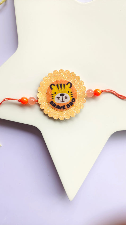 Brave Bro Tiger Rakhi