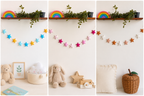 Felt Star Garland for Nursery Décor