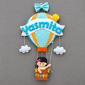 Personalized big hot air balloon for Girl
