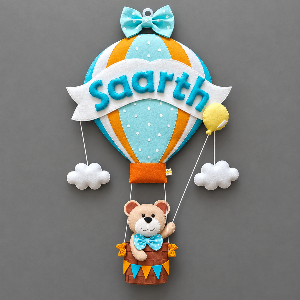 Personalized big hot air balloon for Girl