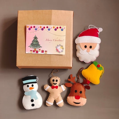 DIY Felt Ornaments Kit for Christmas
