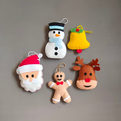 DIY Felt Ornaments Kit for Christmas