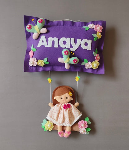Girl On Swing