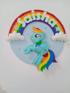 Rainbow Dash wall decor small