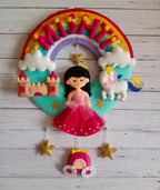 Princess theme with rainbow