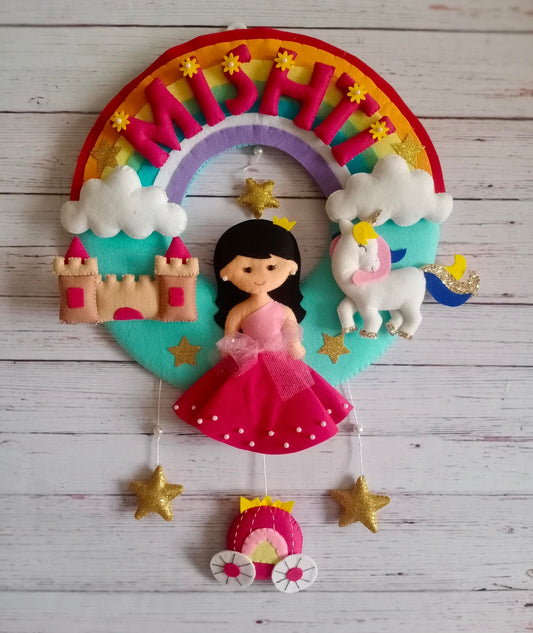 Princess theme with rainbow