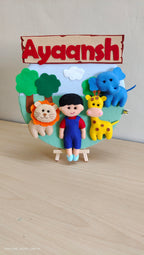 Personalised Jungle Safari Handmade Wall Decor