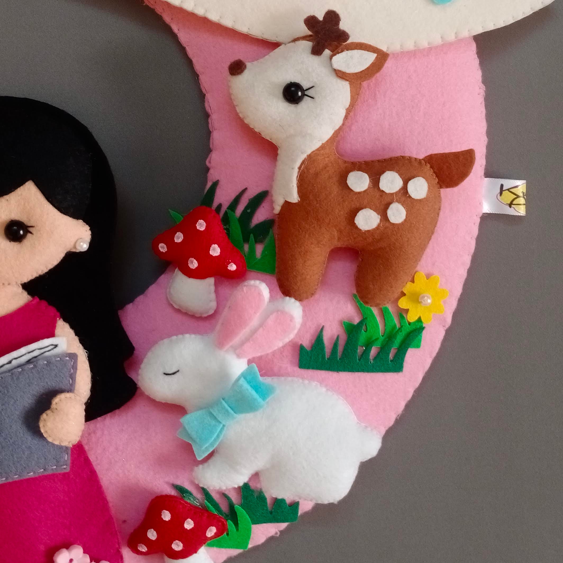 Personalized Woodland theme  wall decor