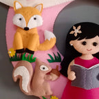Personalized Woodland theme  wall decor