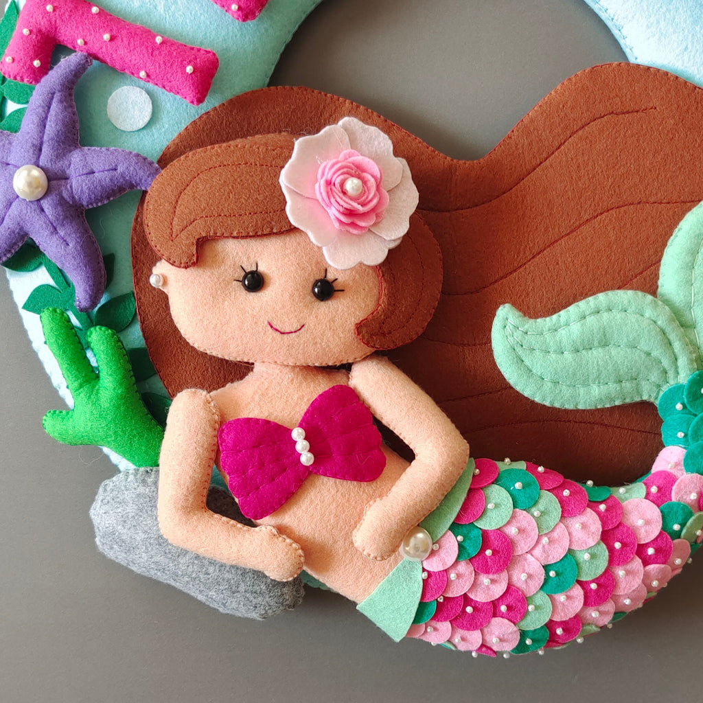 Personalized Mermaid Magic wall decor