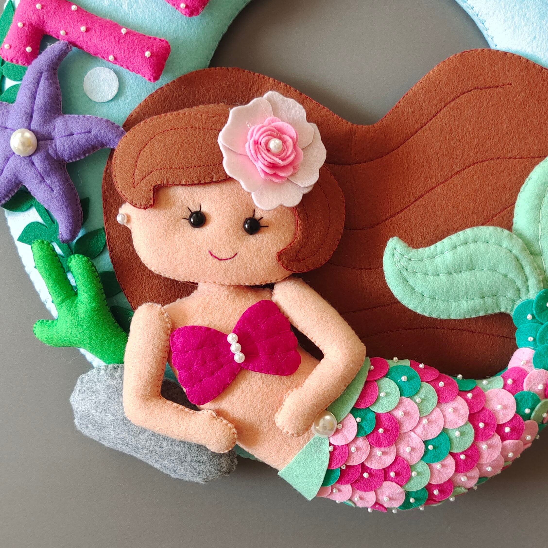 Personalized Mermaid Magic wall decor