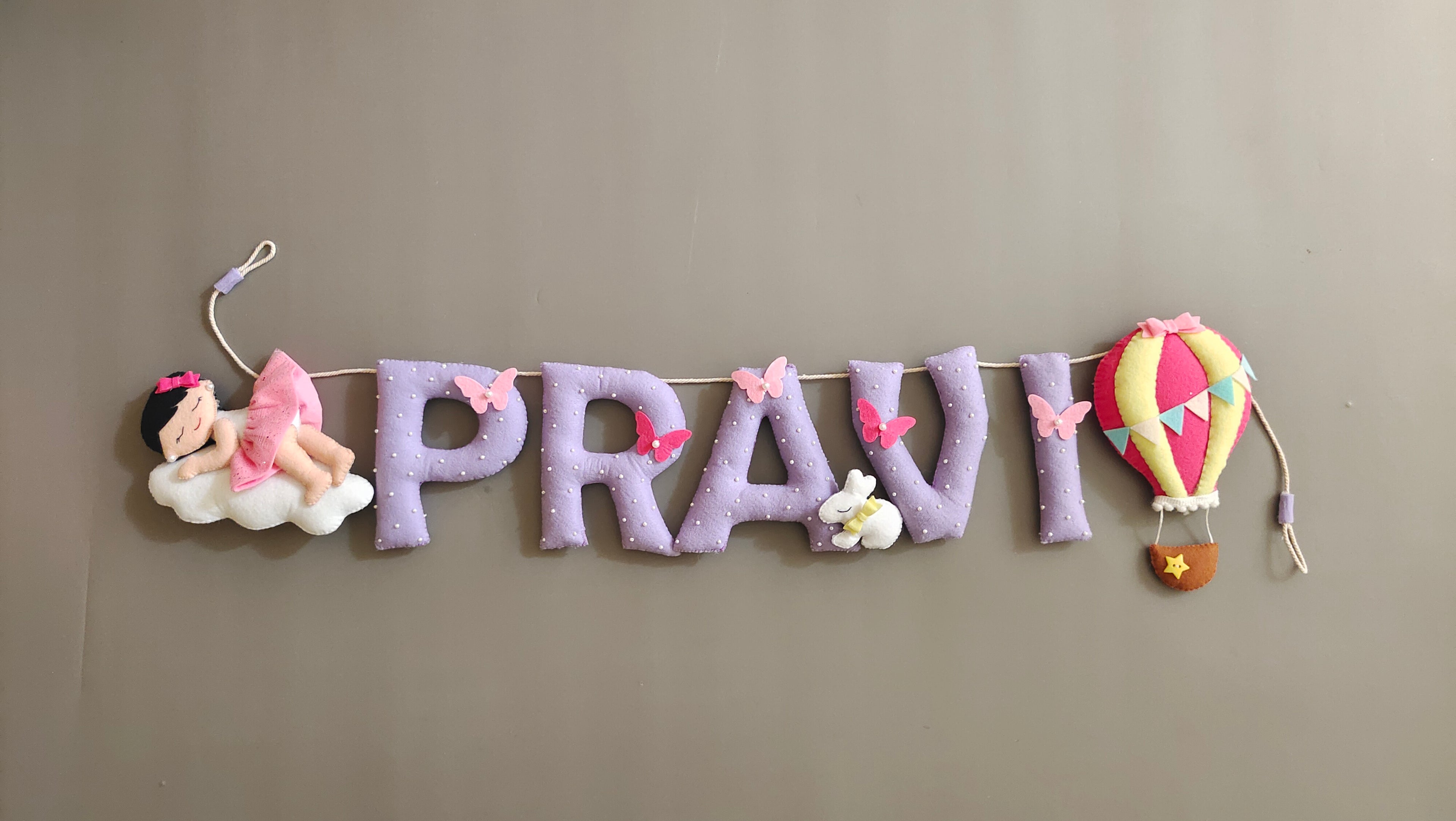 Personalized Sleeping Baby theme Bunting