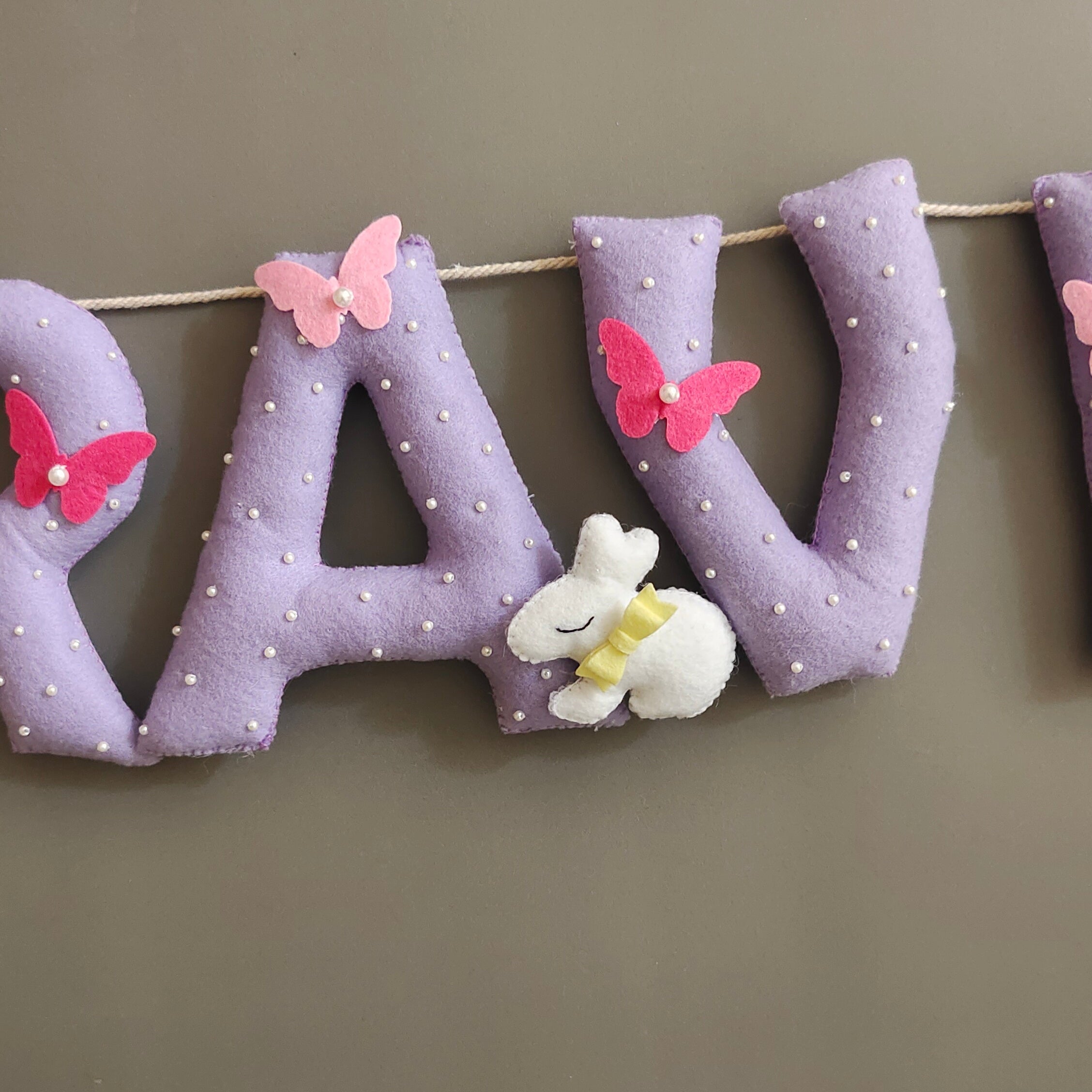 Personalized Sleeping Baby theme Bunting