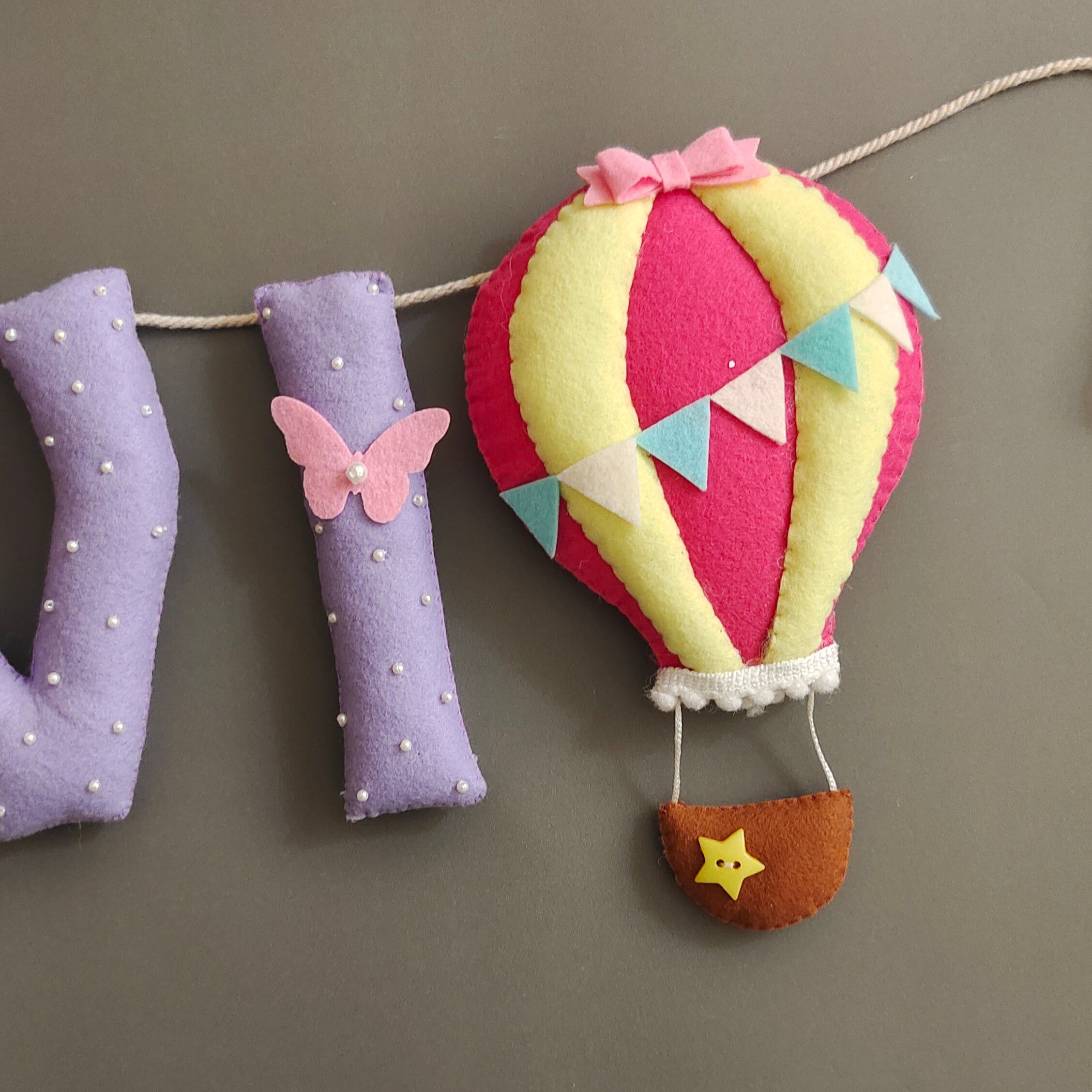 Personalized Sleeping Baby theme Bunting