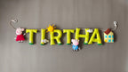 Personalized Peppa theme Bunting
