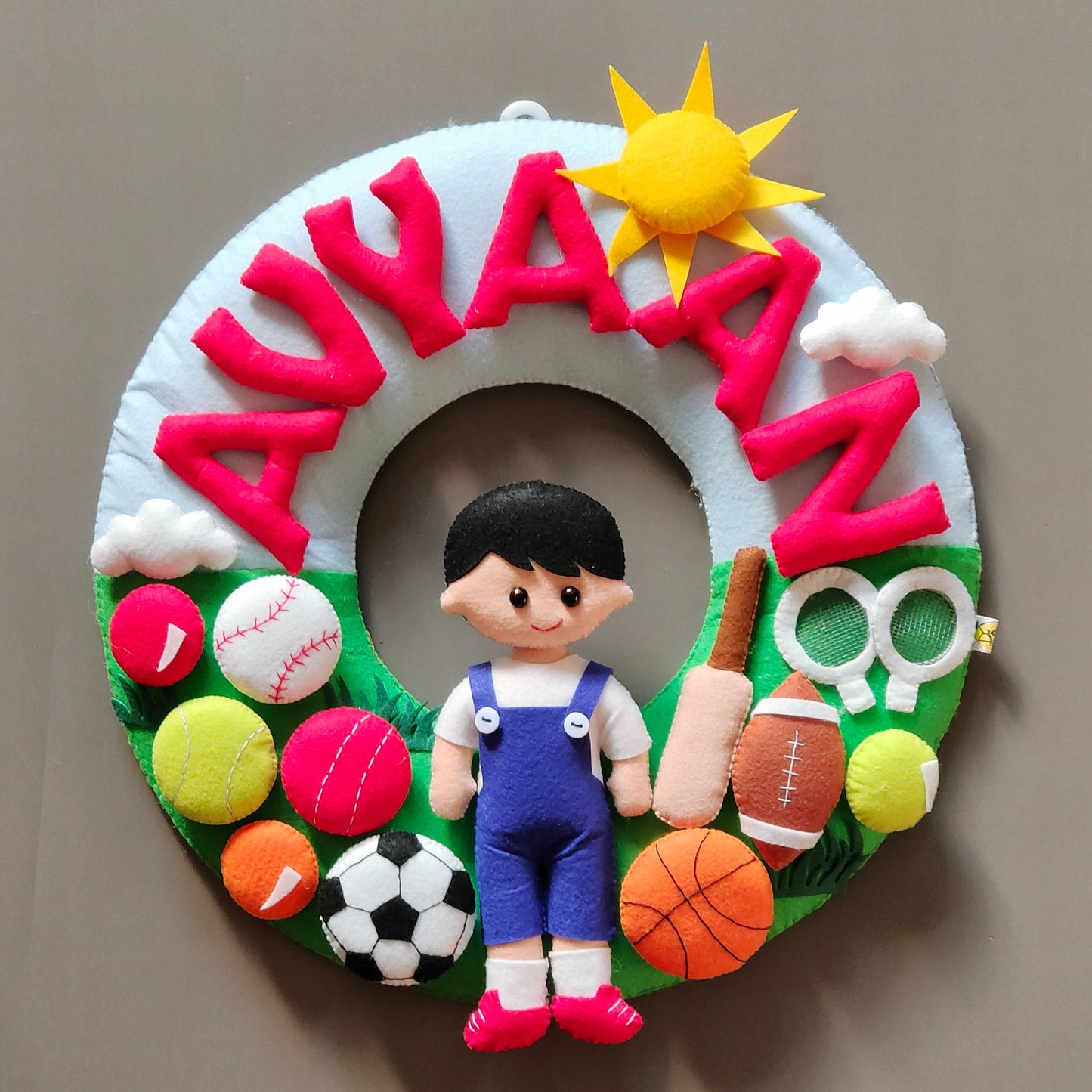 Sports Theme Personalized wall decor