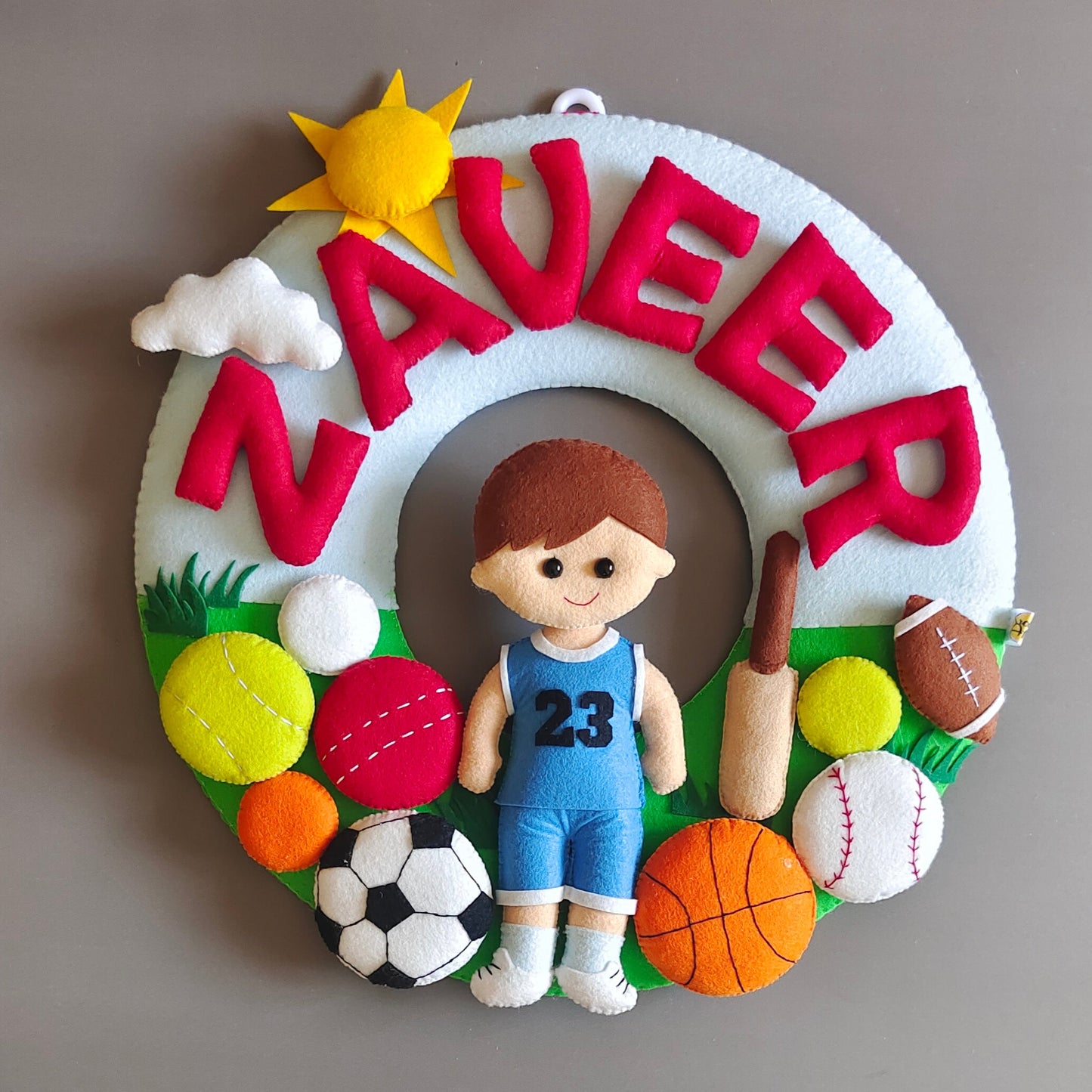 Sports Theme Personalized wall decor