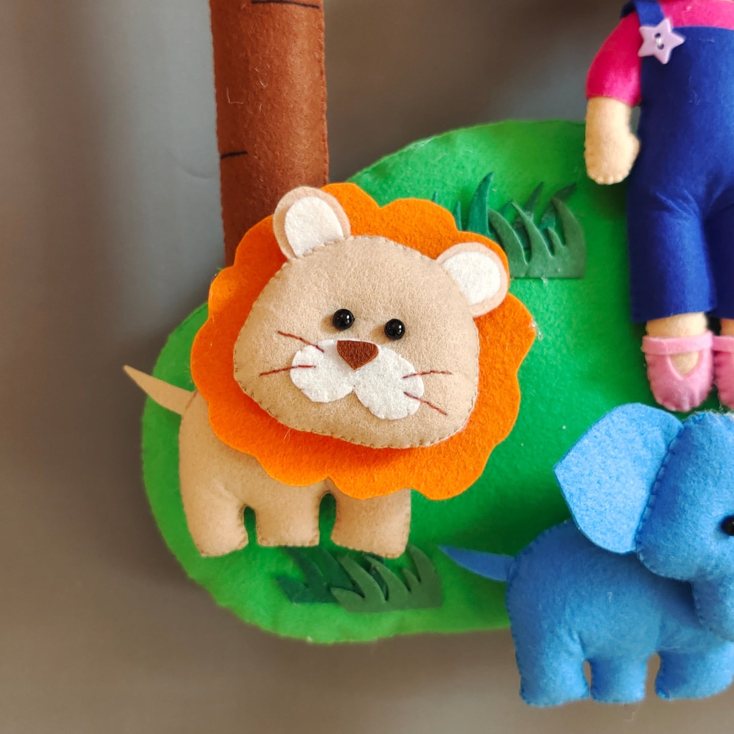 Forest friends personalised wall decor