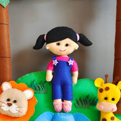 Forest friends personalised wall decor