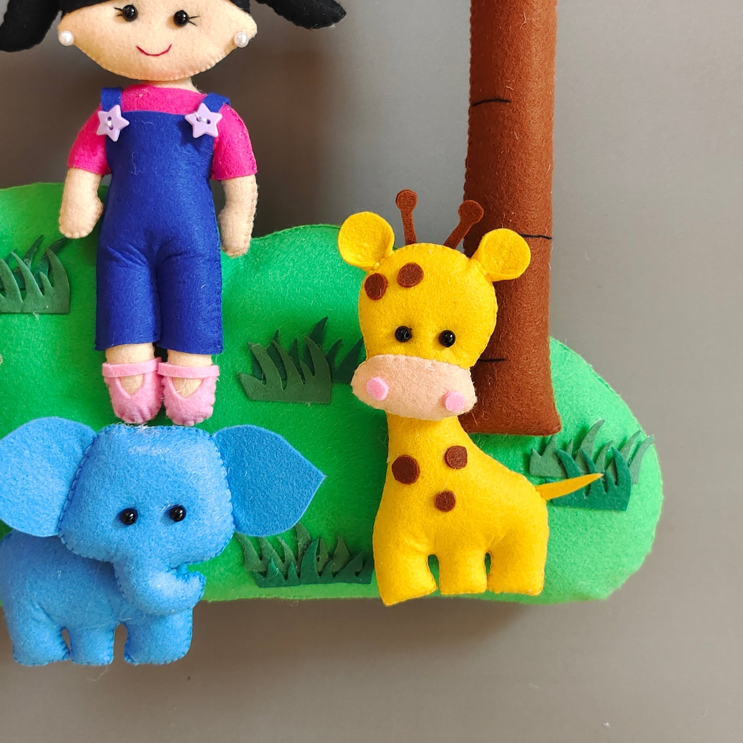 Forest friends personalised wall decor