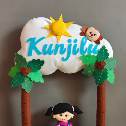 Forest friends personalised wall decor