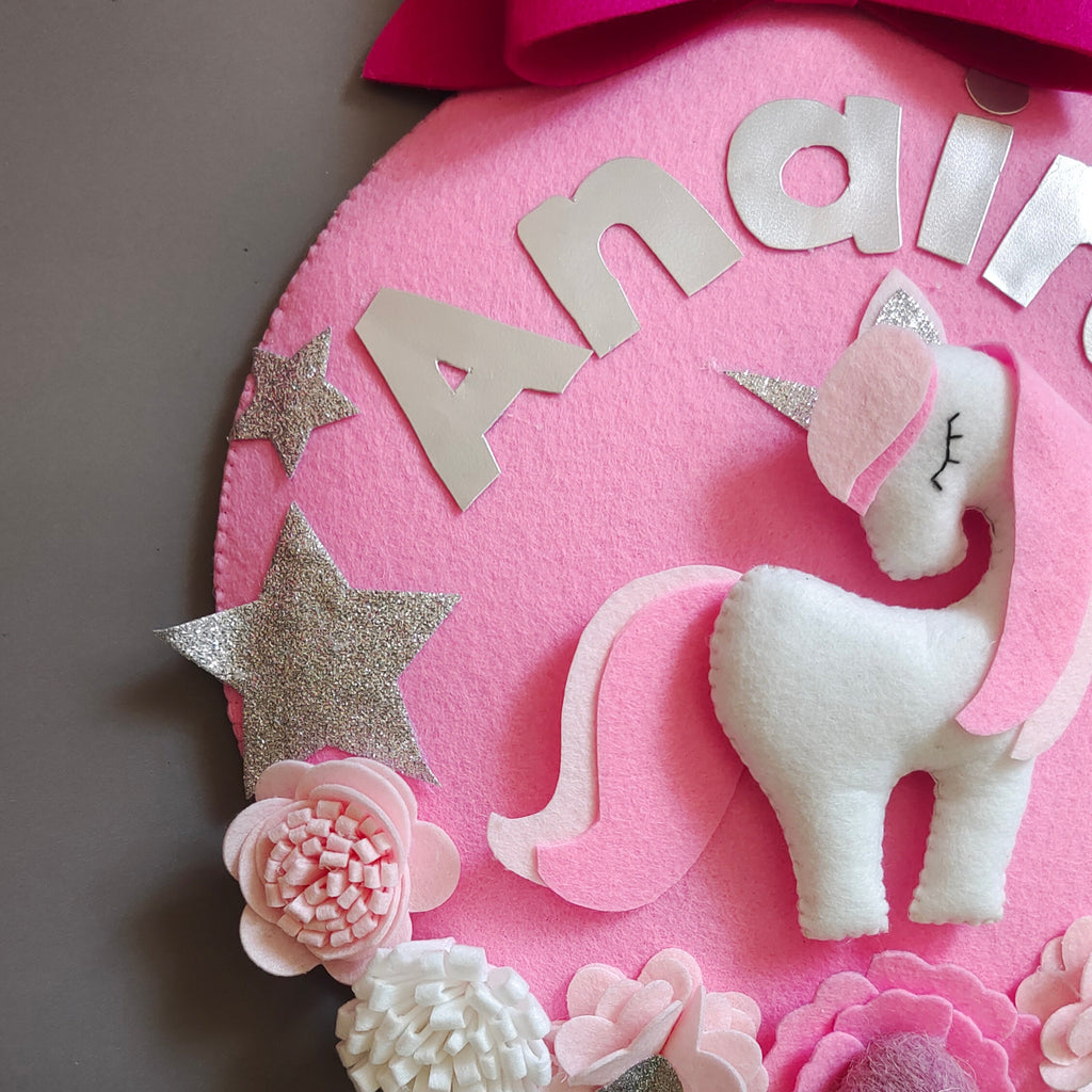 Personalised Unicorn Love Handmade Unicorn Theme Kids Room Decor