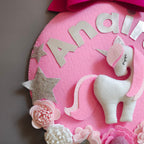 Personalised Unicorn Love Handmade Unicorn Theme Kids Room Decor