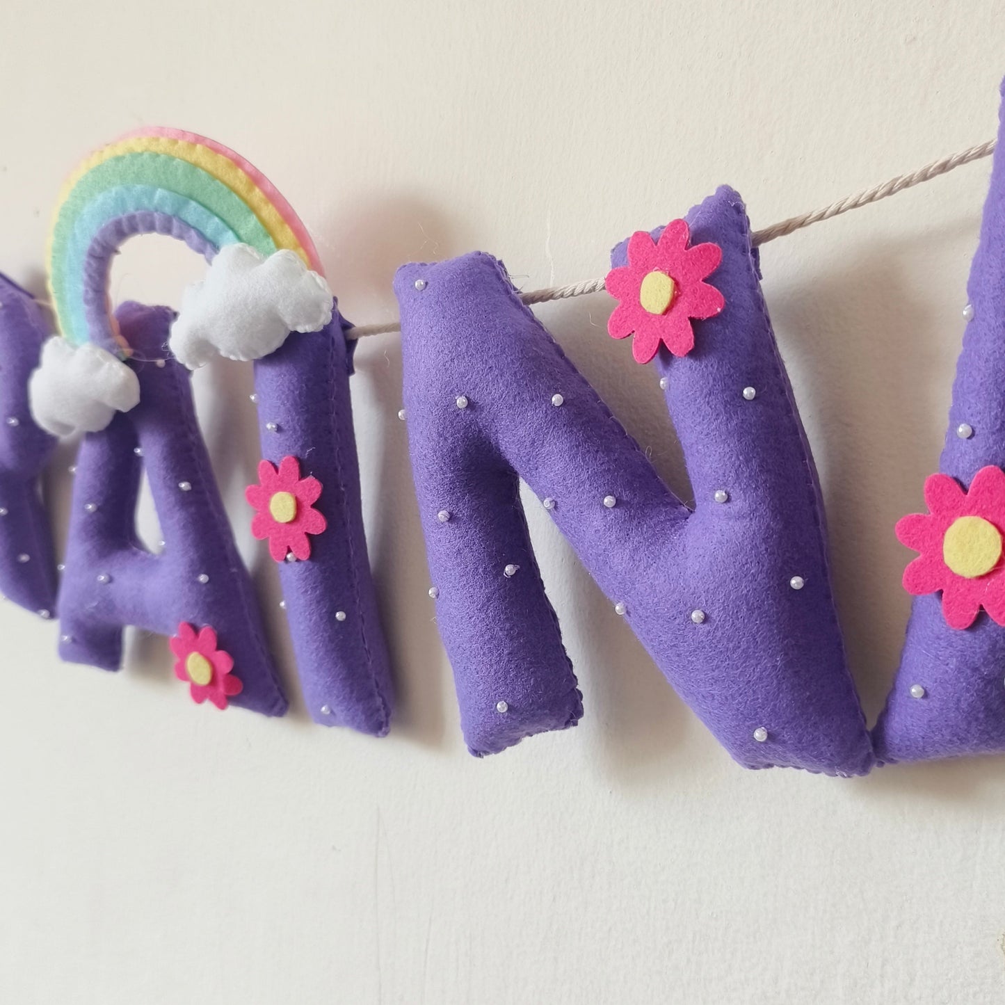 Personalized Butterfly Theme Bunting