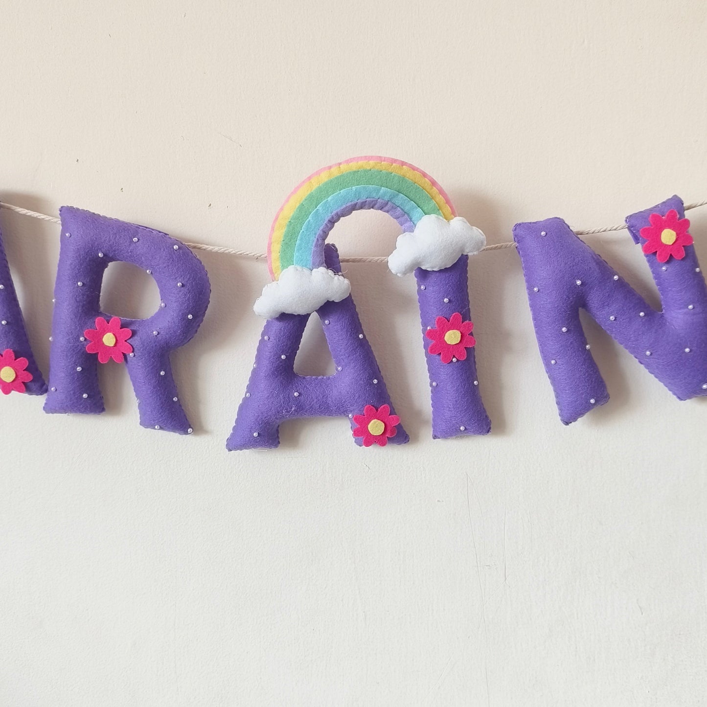 Personalized Butterfly Theme Bunting