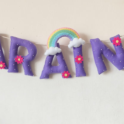 Personalized Butterfly Theme Bunting