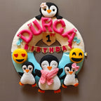 Personalized Penguin theme wall decor