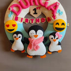 Personalized Penguin theme wall decor