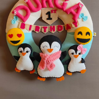 Penguin theme Personalized wall decor